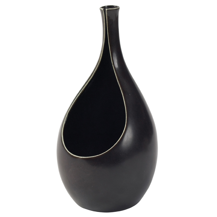 Appraisal: Stig Lindberg Pungo vase for Gustavsberg Sweden split form covered