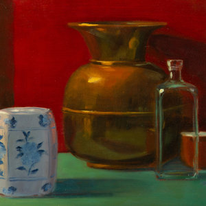 Appraisal: Terry Sauve American th st Century Still Life with Ginger