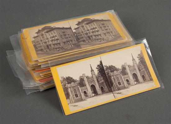 Appraisal: Stereo cards Thirty-seven from the series ''Views in Baltimore and