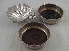 Appraisal: A silver butter dish London weight oz and a pair