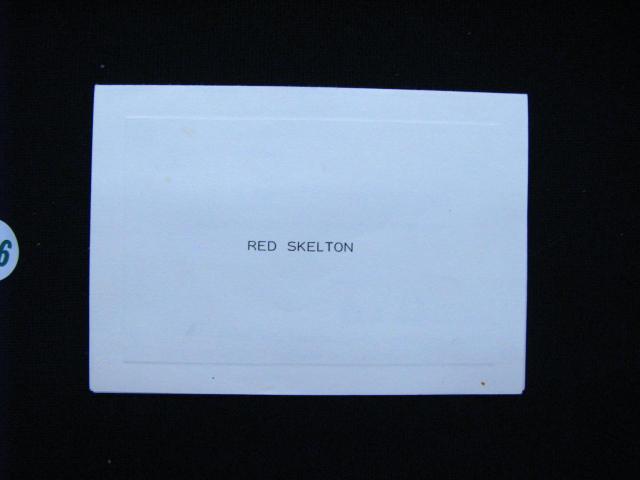 Appraisal: Red Skelton Personal Note Card from Omer Seamon's estate in