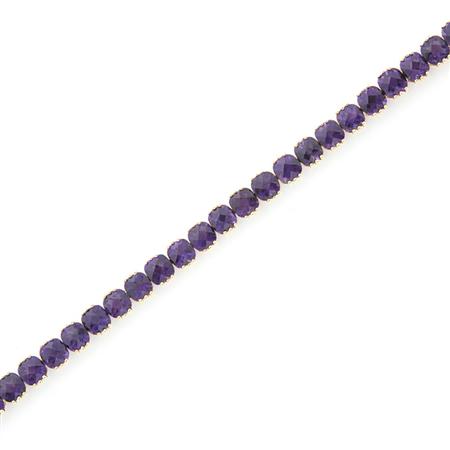 Appraisal: Gold and Amethyst Bracelet Estimate -