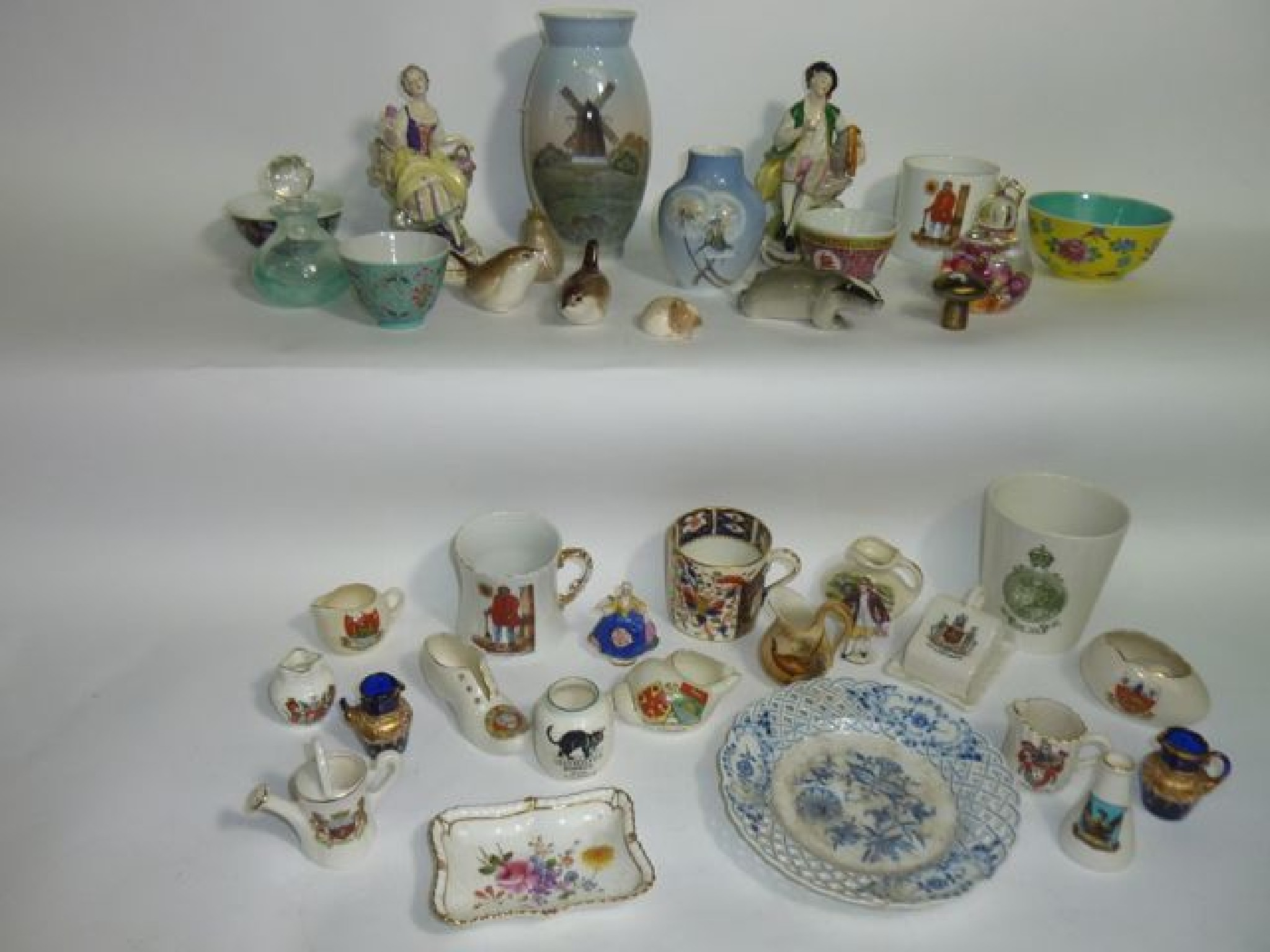 Appraisal: A collection of decorative ceramics including a B G Copenhagen