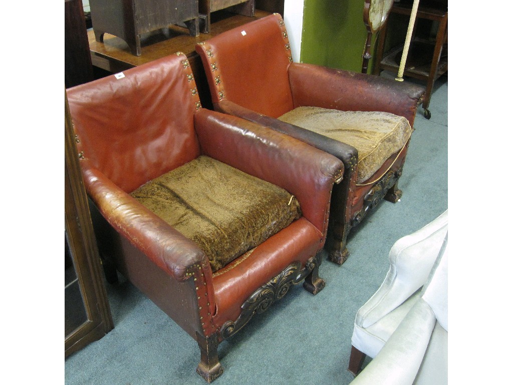 Appraisal: Pair of armchairs