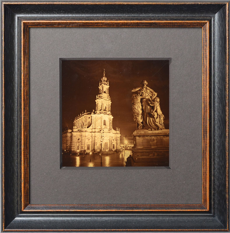 Appraisal: STEFAN FINDEL b ROYAL CHURCH DRESDEN Orotone signed 'Stefan Findel'