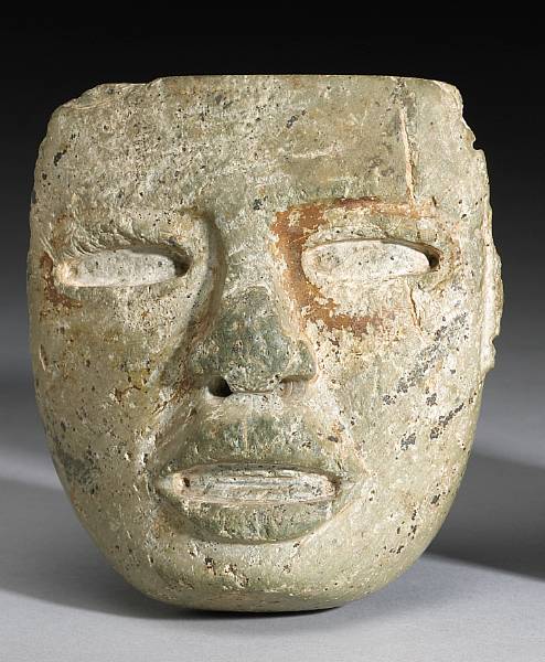 Appraisal: A Teotihuacan stone mask Circa B C - A D