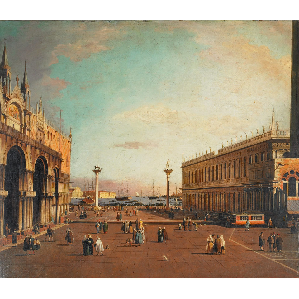 Appraisal: After Canaletto - Italian THE GRAND CANAL FROM PIAZZA SAN