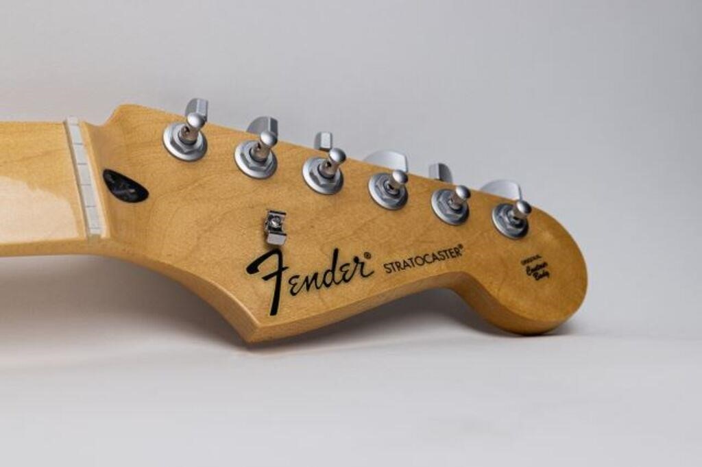 Appraisal: Fender Stratocaster maple neck radius medium-jumbo frets synthetic bone nut