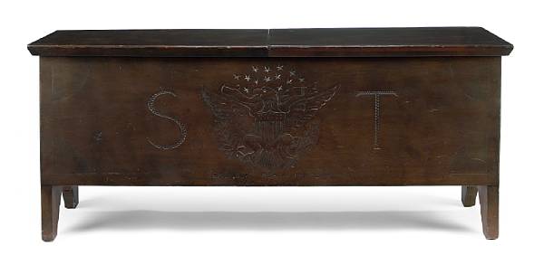 Appraisal: A Barbara Stanwyck and Robert Taylor custom-made trunk s Made