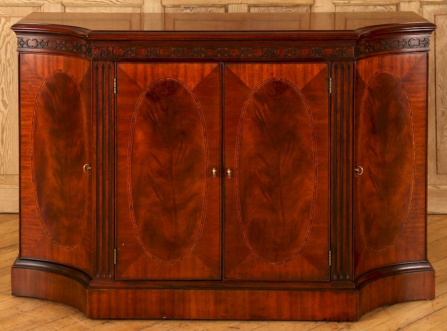 Appraisal: AMERICAN HENKEL HARRIS MAHOGANY SIDEBOARD MARKED An American Henkel Harris