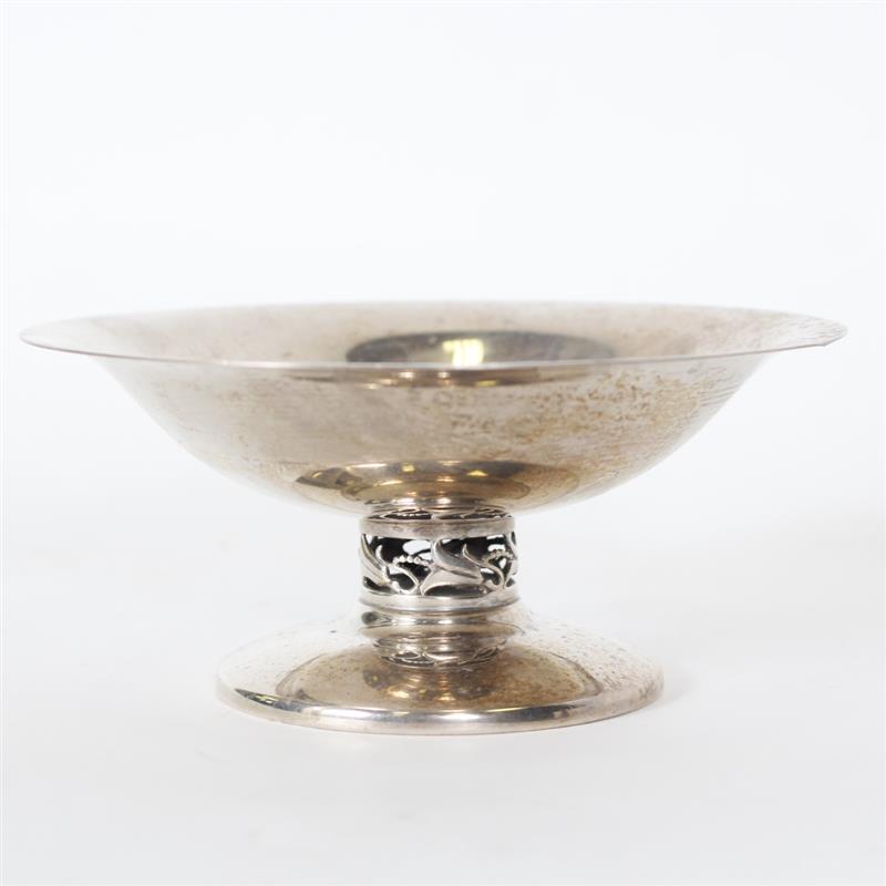 Appraisal: J C Boardman Co sterling Silver footed dish with pierced