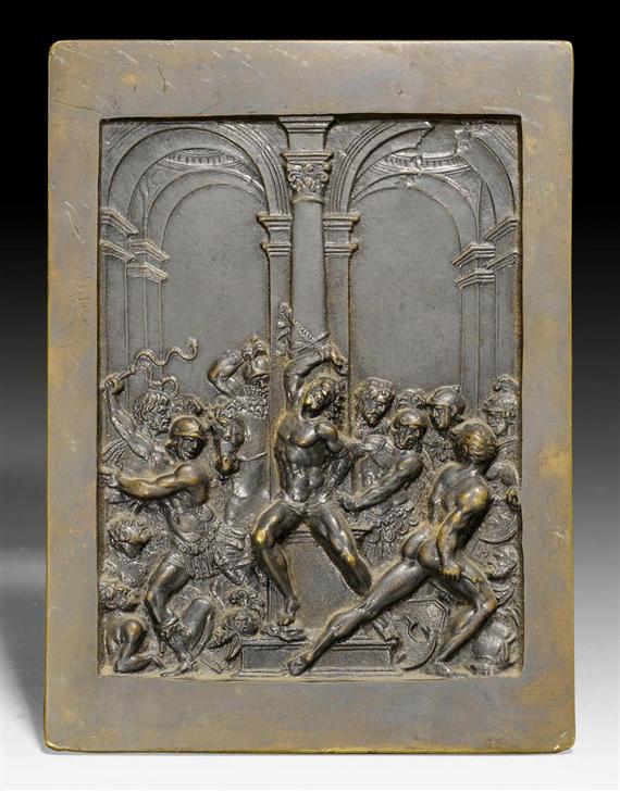 Appraisal: RELIEF PLAQUES Italy in the style of the Renaissance Bronze