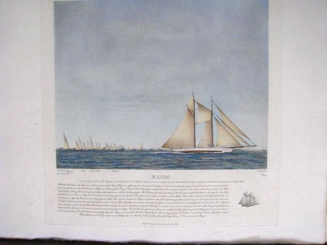 Appraisal: RF Paterson ''Defenders of America's Cup'' lithographs partial set missing