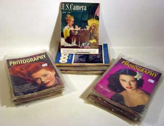 Appraisal: Pcs VINTAGE AMERICAN PHOTOGRAPHY MAGAZINES s s s Modern Camera