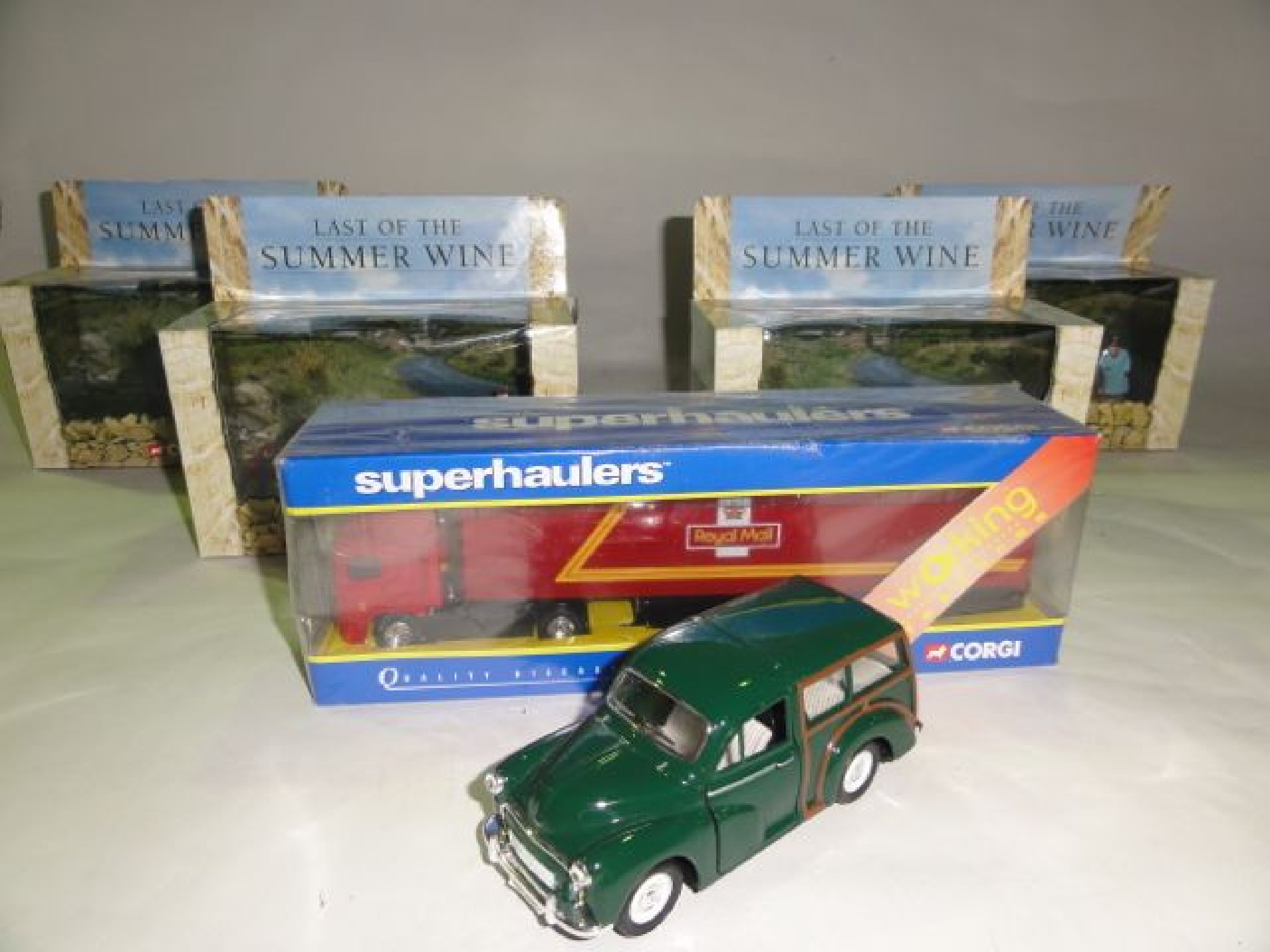 Appraisal: Four boxed vehicles by Corgi in the Last of the