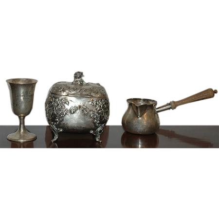 Appraisal: Group of Silver Table Articles Estimate -