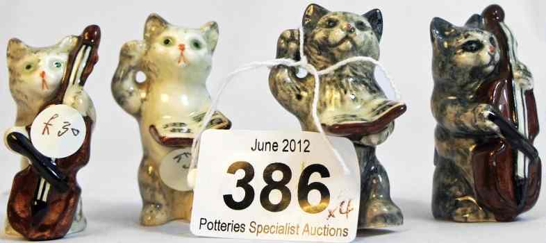 Appraisal: Beswick Cats from the Cats Chorus comprising x Conductors x