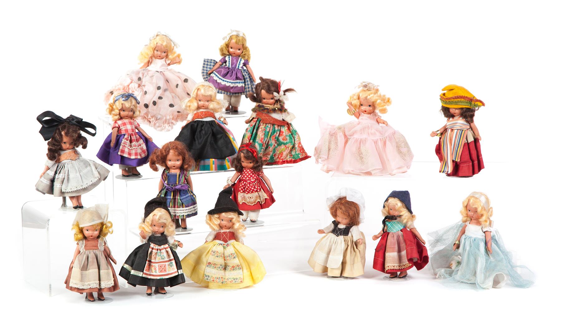 Appraisal: COLLECTION OF SIXTEEN NANCY ANN STORYBOOK DOLLS INCLUDING SCHOOL DAYS