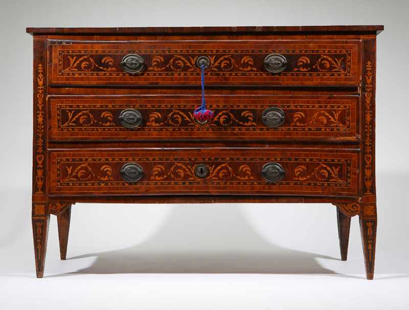 Appraisal: Late th - early th century the rectangular top inlaid