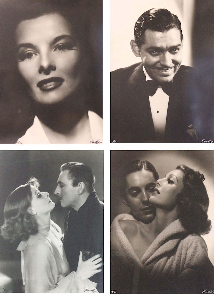 Appraisal: GEORGE HURRELL AMERICAN - Lot of Four Photographs Signed lower