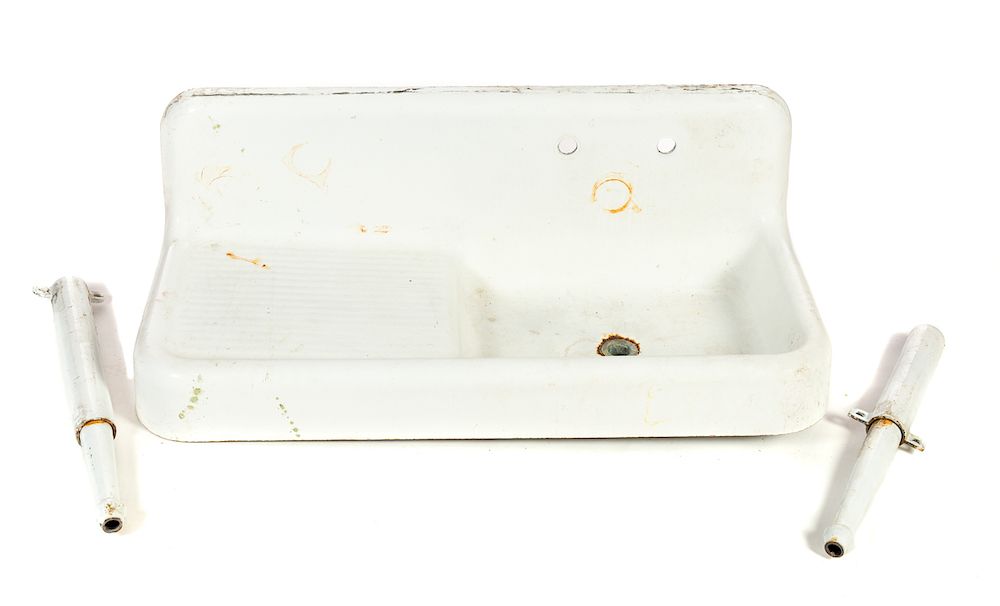 Appraisal: Antique Porcelain Sink Good original condition Please Email or call