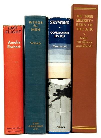 Appraisal: AVIATION Four Aviation Titles Each Signed or Inscribed Including Amelia