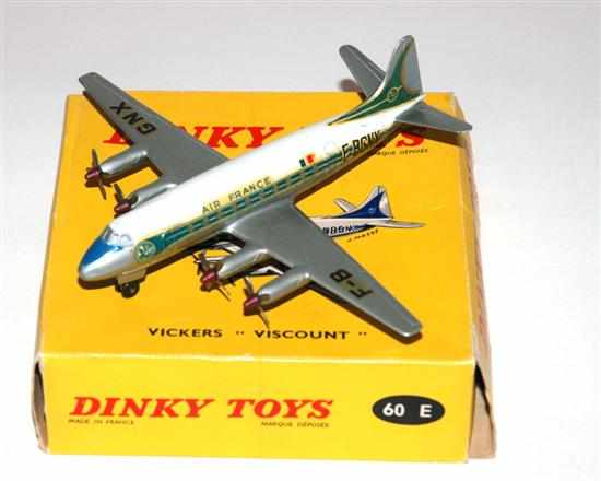 Appraisal: Dinky E Air France Vickers Viscount metallic grey with Air