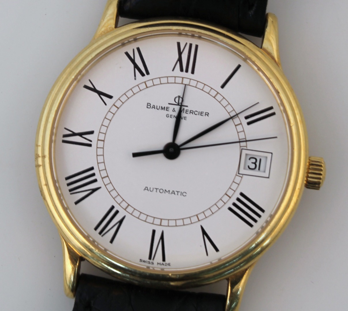 Appraisal: A gentleman's Baume and Mercier Geneve wristwatch the cm dia