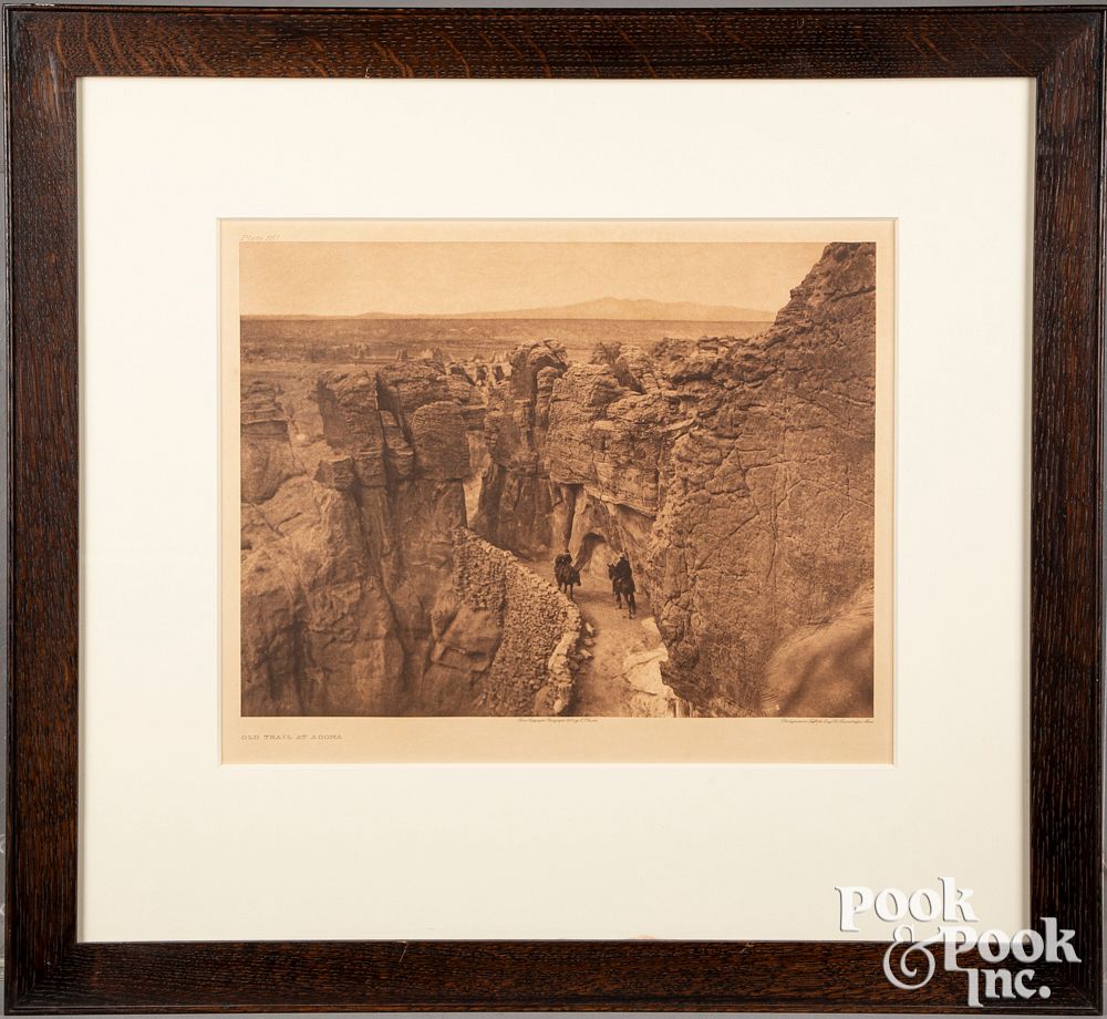 Appraisal: Edward Curtis photogravure Old Trail at Acoma Edward Curtis photogravure