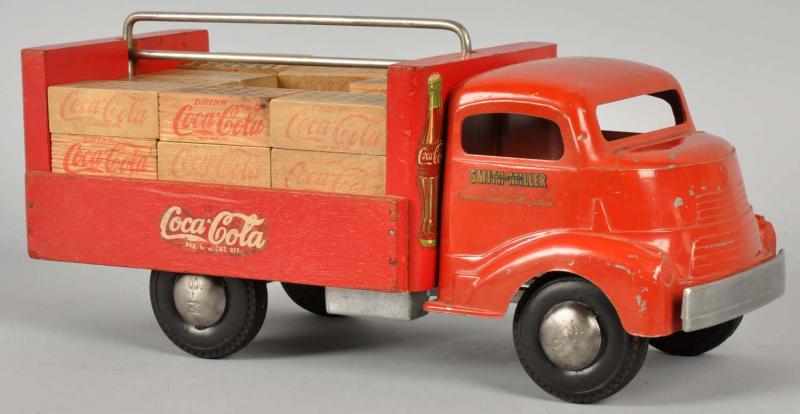 Appraisal: Coca-Cola Smith-Miller Truck s Metal and wood with wooden simulated