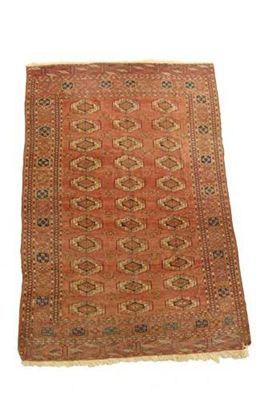 Appraisal: A Tekke Turkmen carpet Turkmenistan c x in x cm