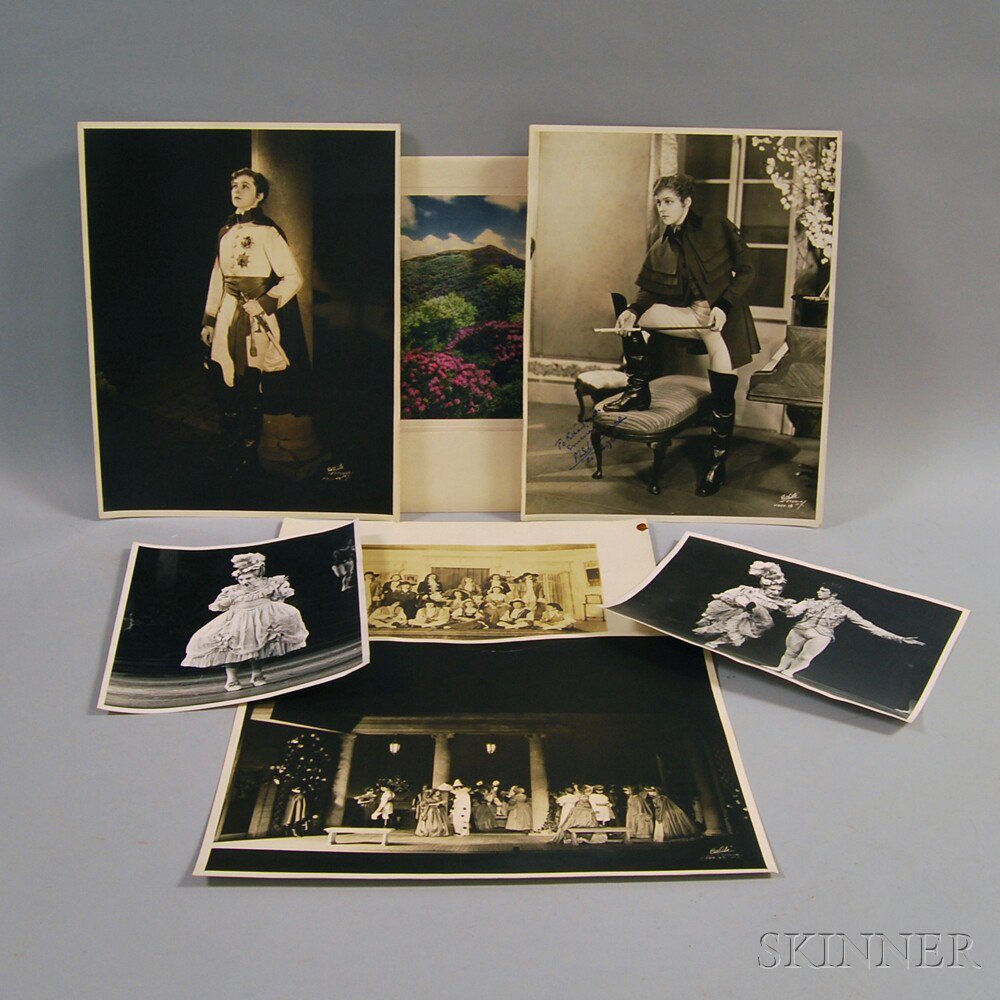 Appraisal: Small Group of Photographs including two Leslie Spatt ballet photographs