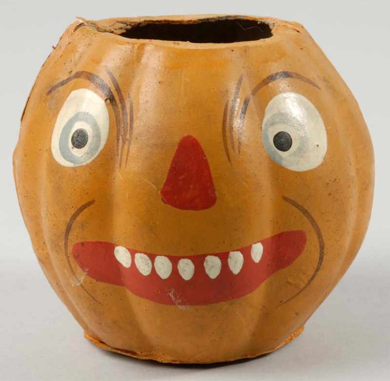 Appraisal: Cardboard Halloween Jack-O-Lantern Description German Minor split at top Condition