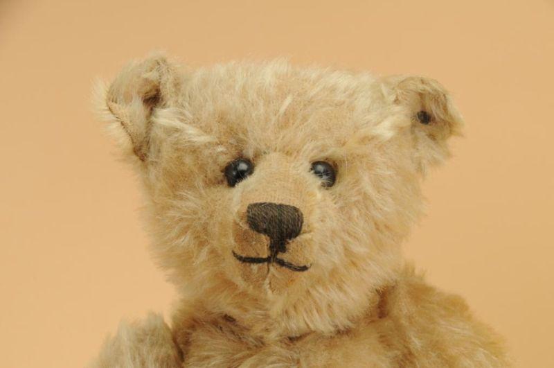 Appraisal: Beige Mohair Steiff Teddy Bear Germany ca beige mohair with