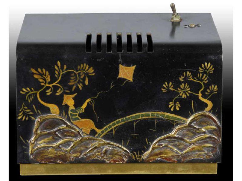 Appraisal: RCA Victor Radio with Oriental Design Description '' x ''