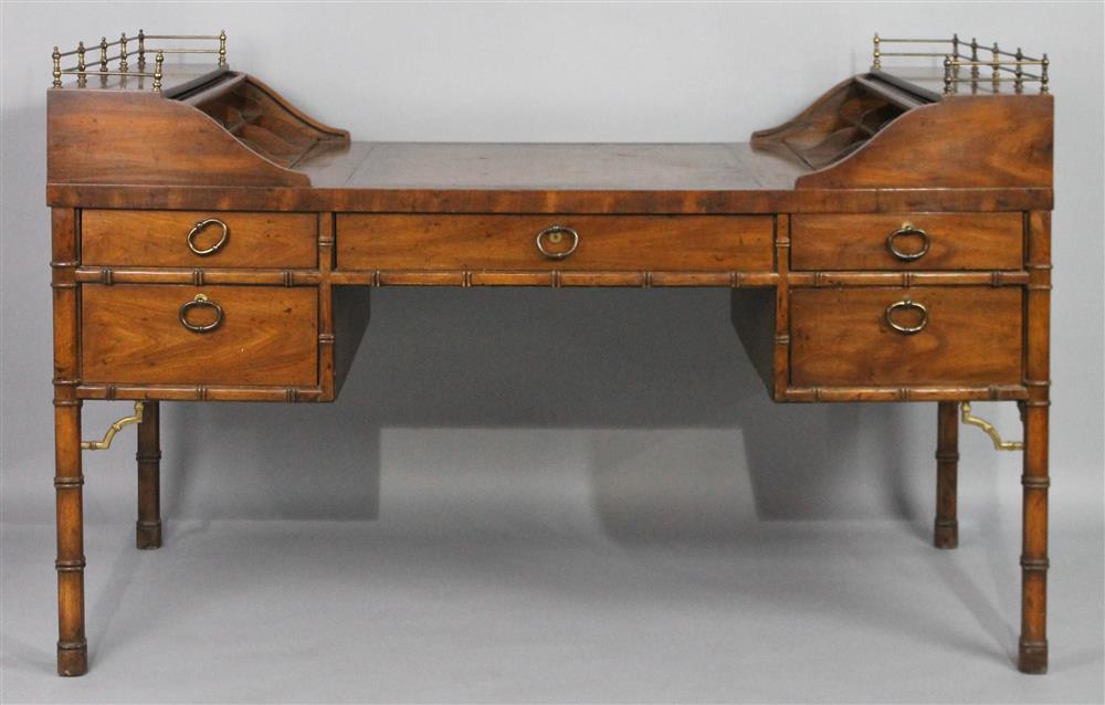 Appraisal: HERITAGE FURNITURE CO GEORGE WASHINGTON STYLE DESK IN THE CHINESE