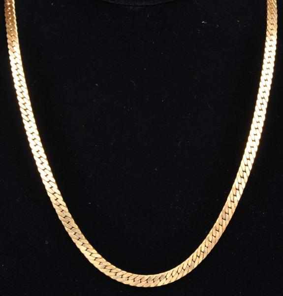 Appraisal: K Y Gold Necklace Weight grams dwt Condition Excellent Size