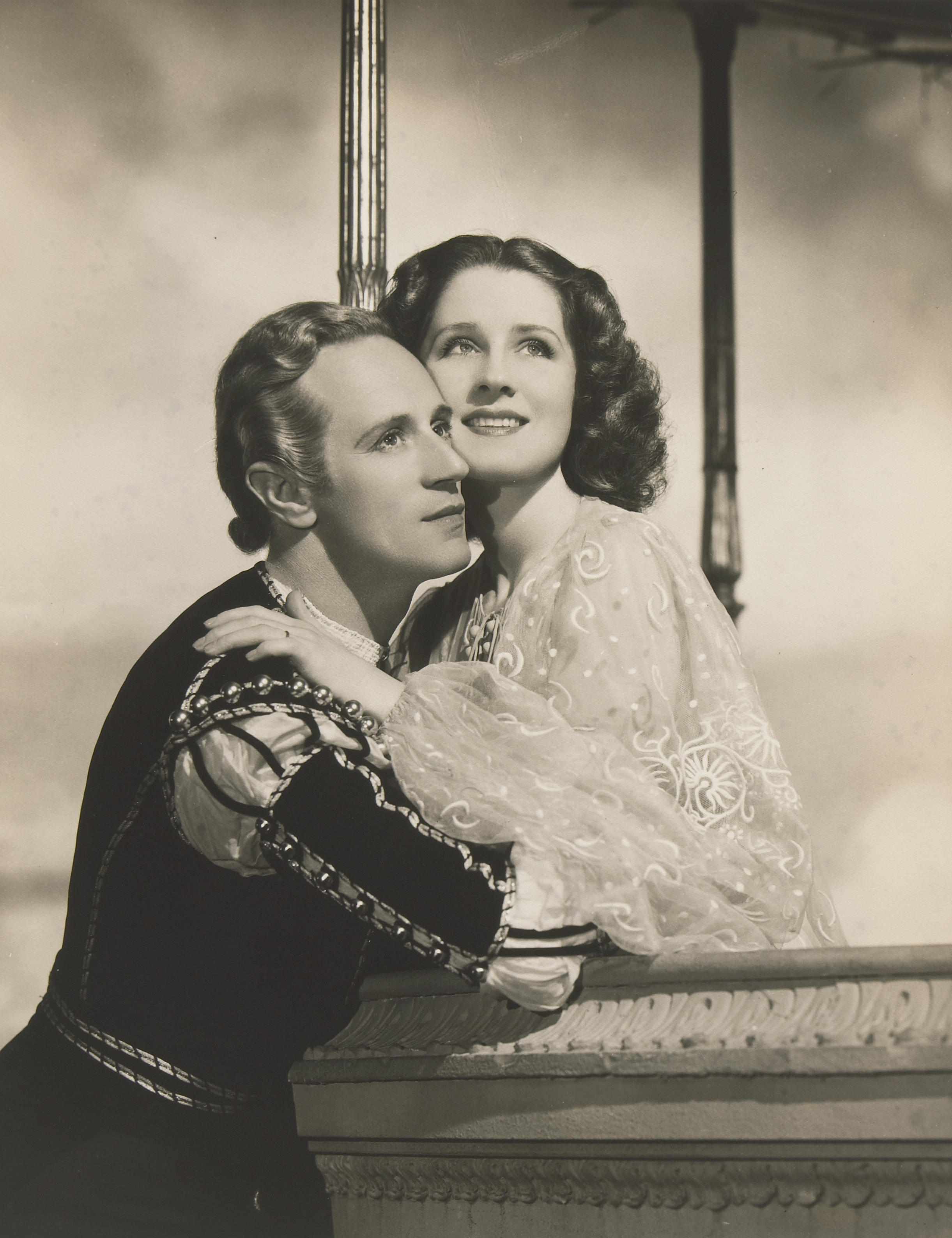 Appraisal: Norma Shearer's Romeo and Juliet album A large white leather