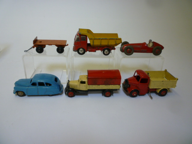 Appraisal: Five early Dinky and one Corgi mainly commercial vehicles P