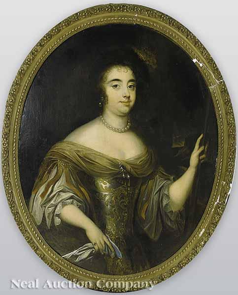 Appraisal: Manner of Godfrey Kneller British - Portrait of a Lady