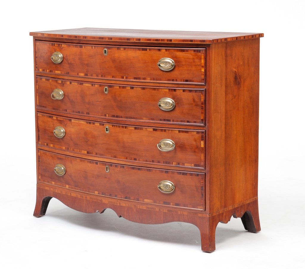 Appraisal: Late th-early th century cherry with pine and poplar secondary