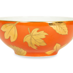 Appraisal: A French Painted Porcelain Bowl Retailed by Tiffany and Co