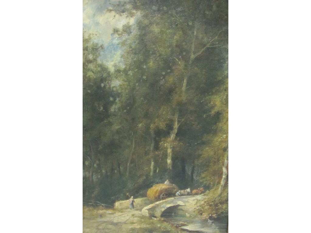 Appraisal: FOLLOWER OF DIAZ DE LA PENA A wooded Landscape with