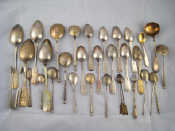 Appraisal: A quantity of Russian silver flatware including a set of