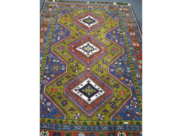 Appraisal: Hamadan Persian Hademade Room Size Rug medallion decor geometric and