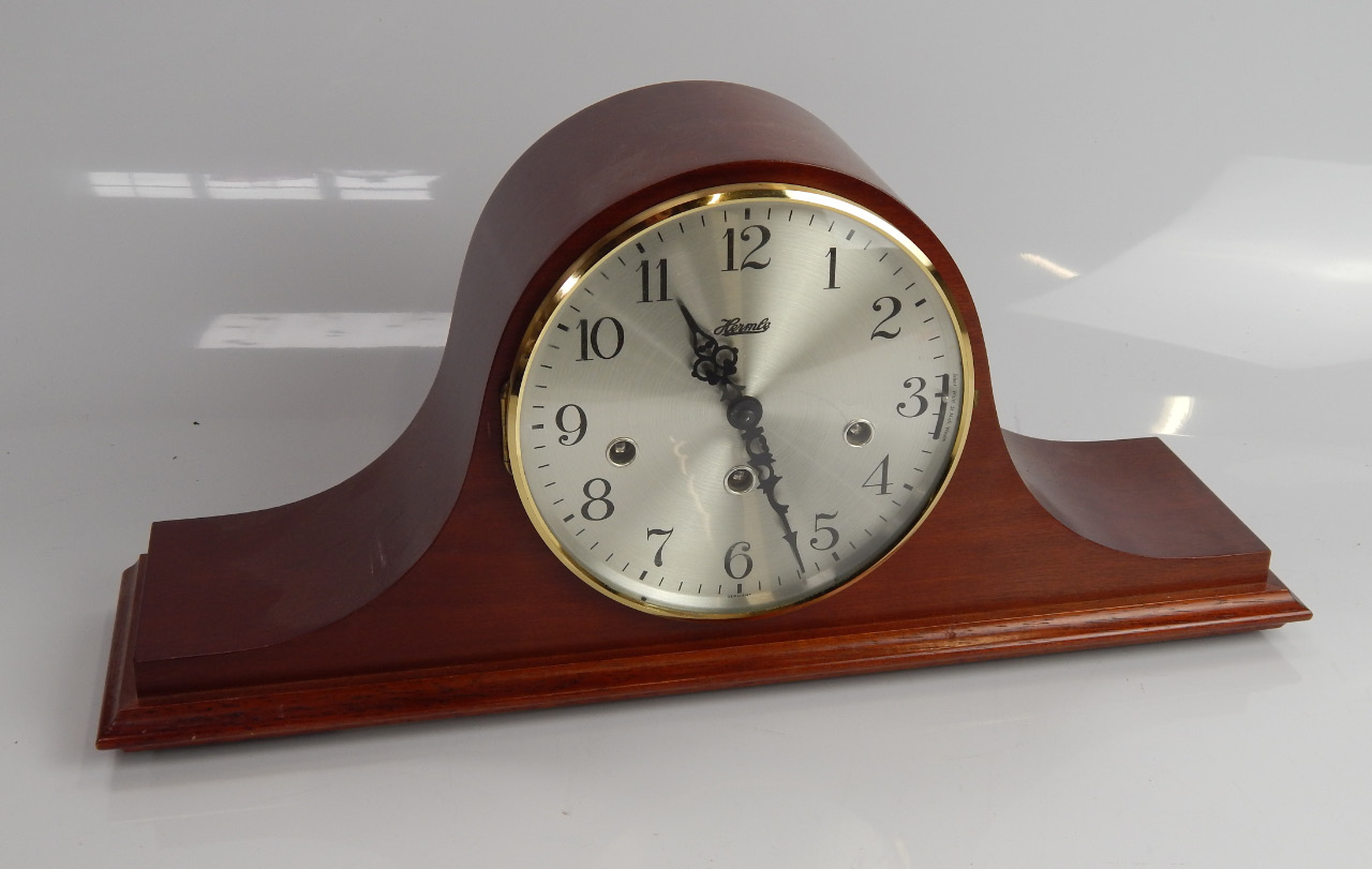 Appraisal: A German -day mantel clock by Franz Hermle in a