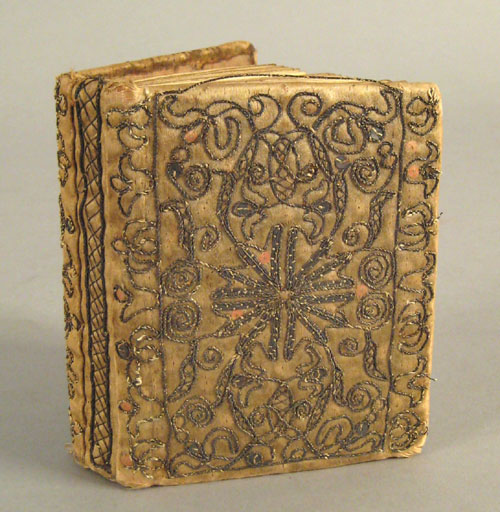 Appraisal: Illuminated religious text th early th c with silk and