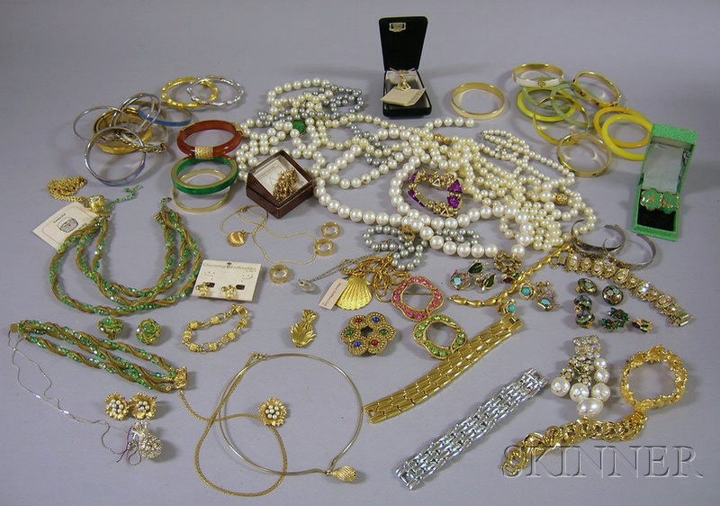 Appraisal: Large Group of Costume Jewelry including a large number of