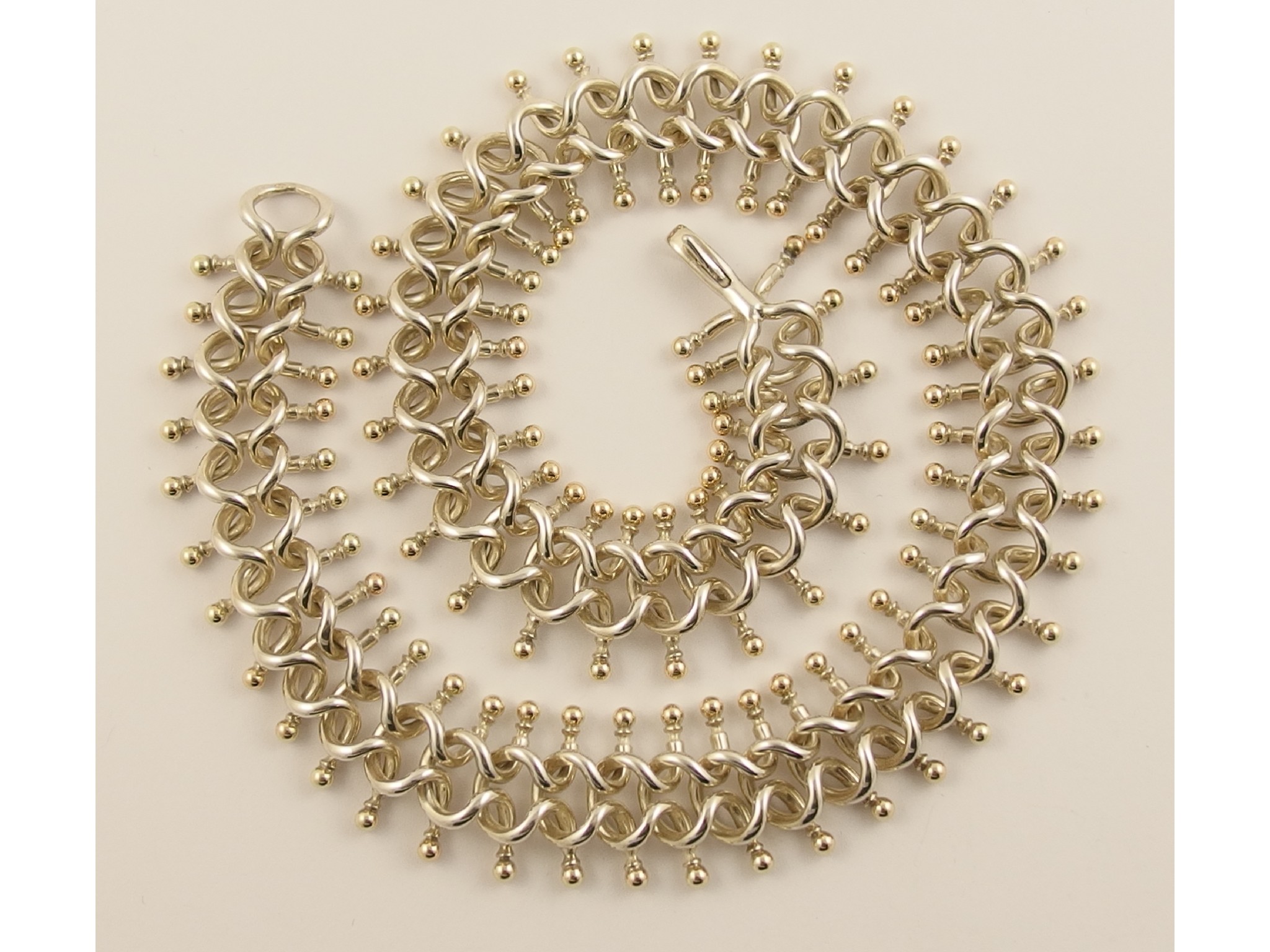 Appraisal: A Decorative chain made by Brett Paynethe highly flexible chain