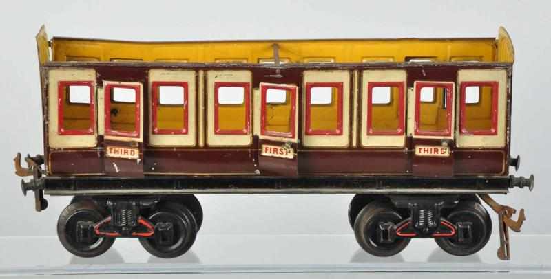 Appraisal: Bing -Gauge Passenger Train Car German Marked GBN on sides